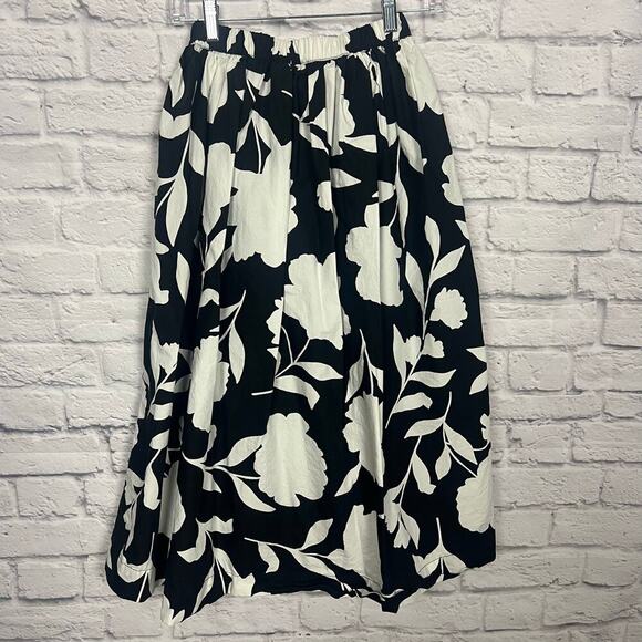 Kate Spade For Target Black & White Midi Skirt - Picture 4 of 6